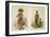 N'Pae a Young Zulu in Gala Dress and Two of King Panda-George French Angas-Framed Giclee Print