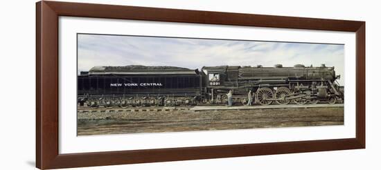 N Y Central Hudson-Jack Wemp-Framed Giclee Print