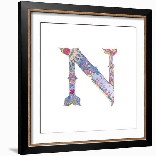 N-Green Girl-Framed Giclee Print