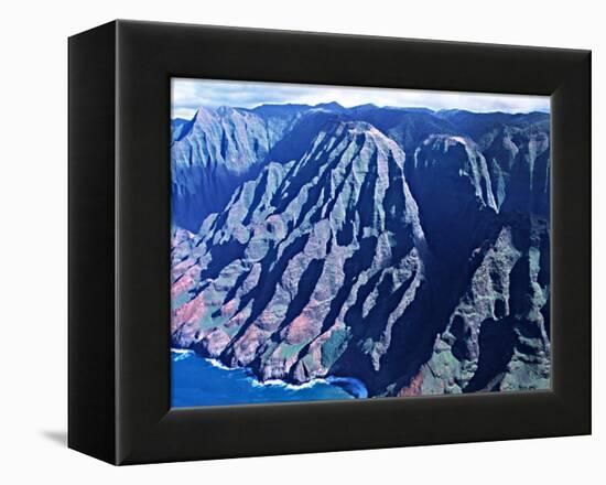 Na Pali Coast, Kauai, Hawaii, USA-Charles Sleicher-Framed Premier Image Canvas