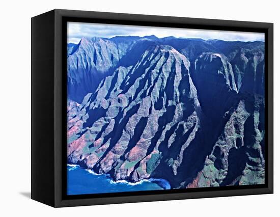 Na Pali Coast, Kauai, Hawaii, USA-Charles Sleicher-Framed Premier Image Canvas