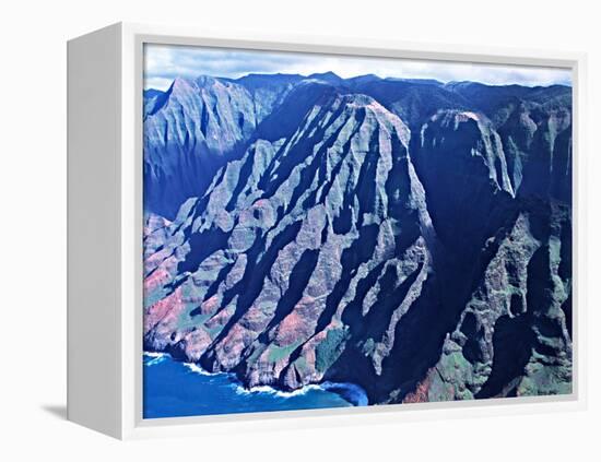 Na Pali Coast, Kauai, Hawaii, USA-Charles Sleicher-Framed Premier Image Canvas