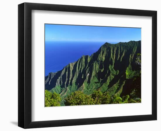 Na Pali Coast, Kauai, Hawaii, USA-Charles Sleicher-Framed Photographic Print