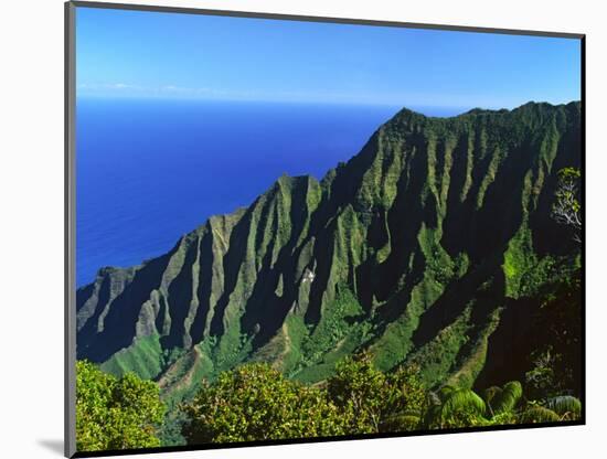 Na Pali Coast, Kauai, Hawaii, USA-Charles Sleicher-Mounted Photographic Print
