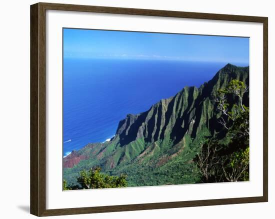 Na Pali Coast, Kauai, Hawaii, USA-Charles Sleicher-Framed Photographic Print