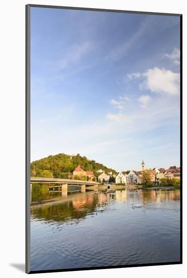 Naab, Old Town and Castle Burglengenfeld, Germany, Bavarians, Upper Palatinate, Burglengenfeld-Volker Preusser-Mounted Photographic Print