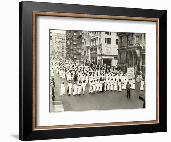 NAACP Parade, NYC, 1917-null-Framed Photographic Print