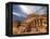 Nabatean tombs of Petra in Jordan-Jeremy Horner-Framed Premier Image Canvas