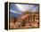 Nabatean tombs of Petra in Jordan-Jeremy Horner-Framed Premier Image Canvas