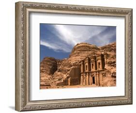 Nabatean tombs of Petra in Jordan-Jeremy Horner-Framed Photographic Print