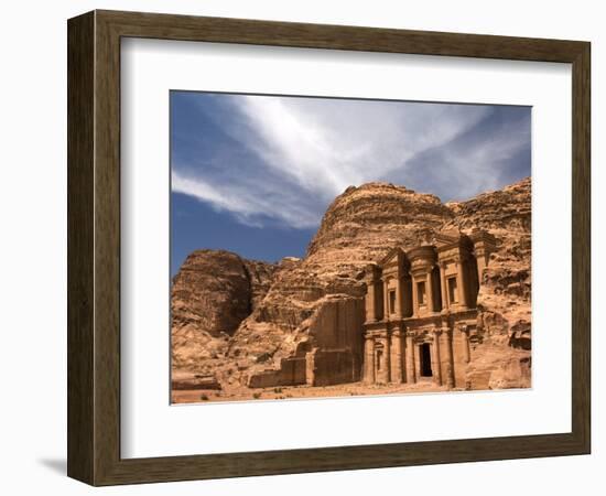Nabatean tombs of Petra in Jordan-Jeremy Horner-Framed Photographic Print