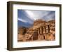 Nabatean tombs of Petra in Jordan-Jeremy Horner-Framed Photographic Print