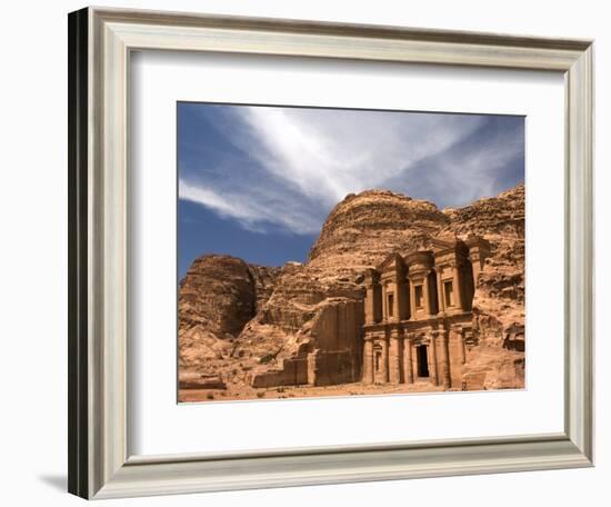 Nabatean tombs of Petra in Jordan-Jeremy Horner-Framed Photographic Print