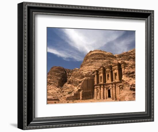 Nabatean tombs of Petra in Jordan-Jeremy Horner-Framed Photographic Print