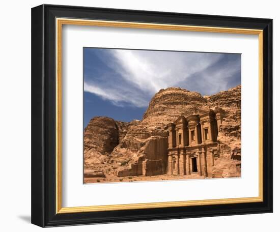 Nabatean tombs of Petra in Jordan-Jeremy Horner-Framed Photographic Print