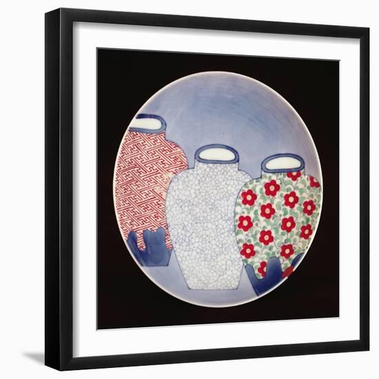 Nabeshima Dish, Edo Period-Japanese School-Framed Giclee Print