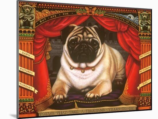 Nabokov's Pug, 2006-Frances Broomfield-Mounted Giclee Print