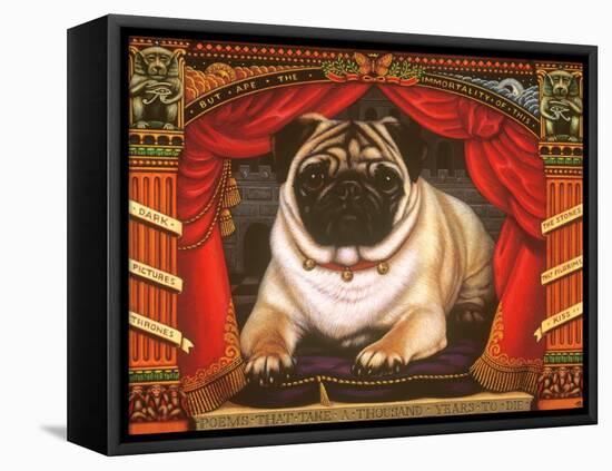 Nabokov's Pug, 2006-Frances Broomfield-Framed Premier Image Canvas