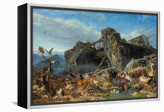 Nach der Sintflut: die Tiere verlassen die Arche. 1867-Filippo Palizzi-Framed Premier Image Canvas