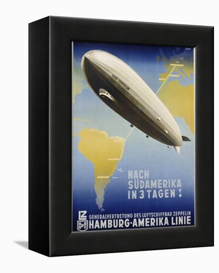 Nach Sudamerika in 3 Tagen! Poster-Ottomar Anton-Framed Premier Image Canvas