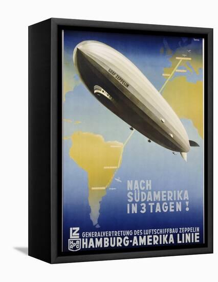 Nach Sudamerika in 3 Tagen! Poster-Ottomar Anton-Framed Premier Image Canvas