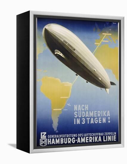 Nach Sudamerika in 3 Tagen! Poster-Ottomar Anton-Framed Premier Image Canvas