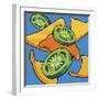 Nachos With Jalapen?os On Blue-Ron Magnes-Framed Giclee Print