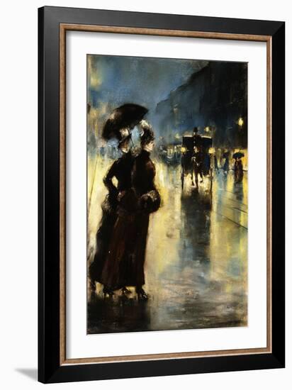 Nactbeleuchtung-Lesser Ury-Framed Giclee Print