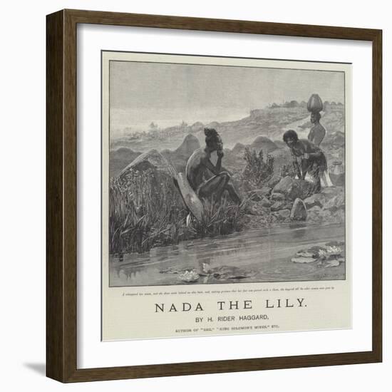 Nada the Lily-Richard Caton Woodville II-Framed Giclee Print