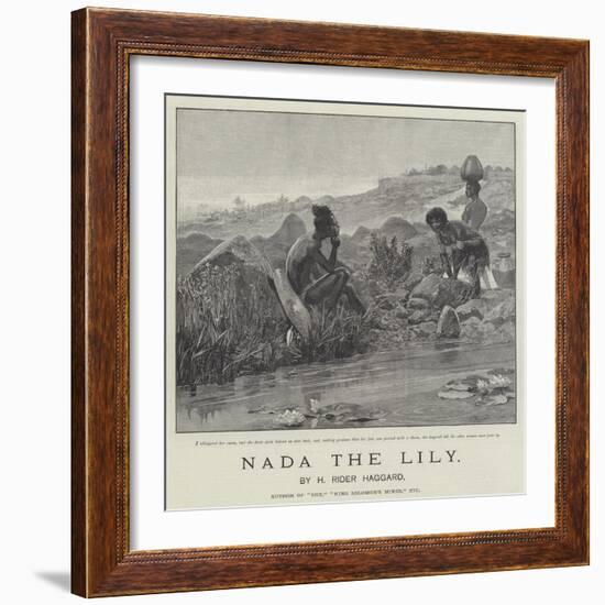 Nada the Lily-Richard Caton Woodville II-Framed Giclee Print