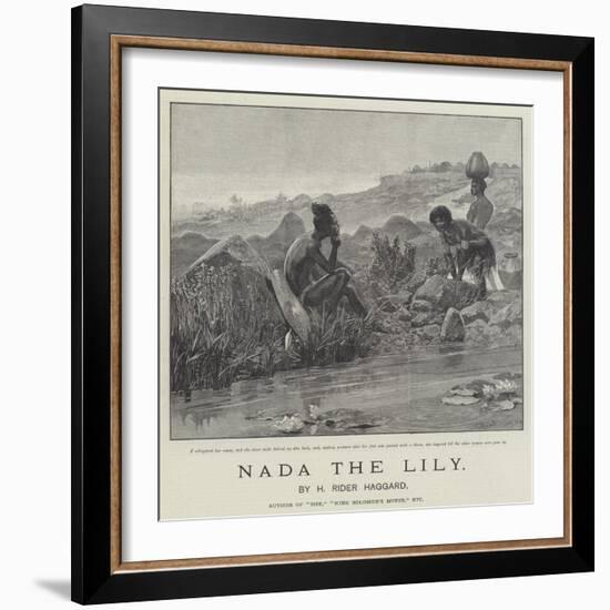 Nada the Lily-Richard Caton Woodville II-Framed Giclee Print