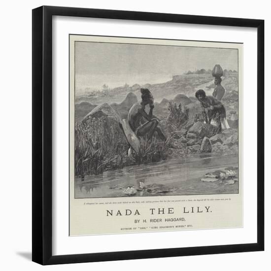 Nada the Lily-Richard Caton Woodville II-Framed Giclee Print