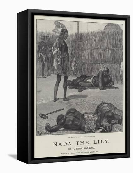 Nada the Lily-Richard Caton Woodville II-Framed Premier Image Canvas