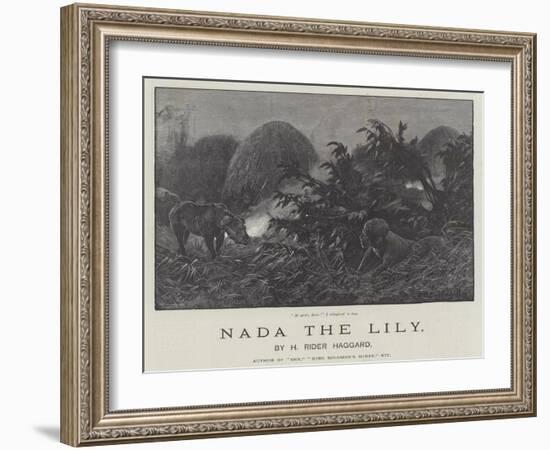 Nada the Lily-Richard Caton Woodville II-Framed Giclee Print