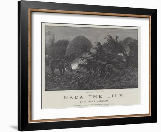 Nada the Lily-Richard Caton Woodville II-Framed Giclee Print