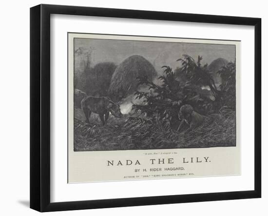 Nada the Lily-Richard Caton Woodville II-Framed Giclee Print