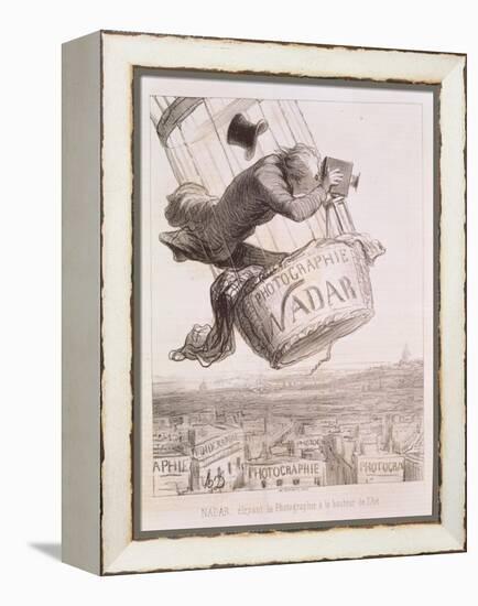 Nadar Elevating Photography to the Height of Art, Published 1862-Honore Daumier-Framed Premier Image Canvas