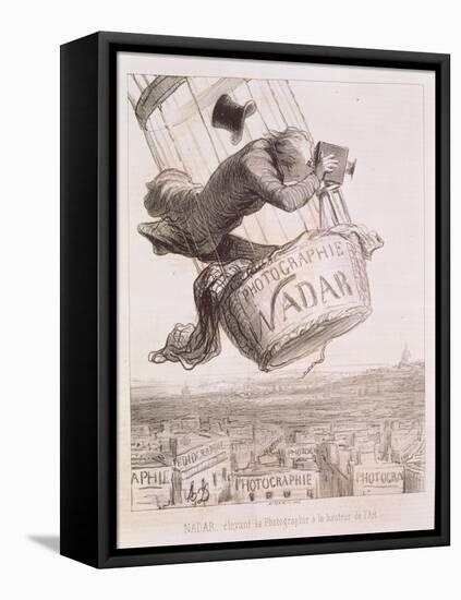 Nadar Elevating Photography to the Height of Art, Published 1862-Honore Daumier-Framed Premier Image Canvas