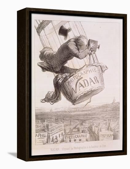 Nadar Elevating Photography to the Height of Art, Published 1862-Honore Daumier-Framed Premier Image Canvas