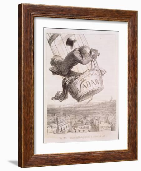 Nadar Elevating Photography to the Height of Art, Published 1862-Honore Daumier-Framed Giclee Print