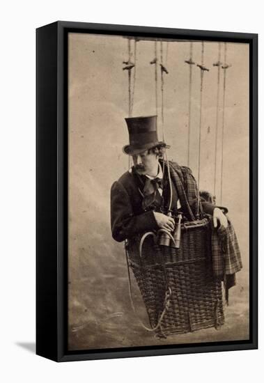 Nadar (Félix Tournachon) dans sa nacelle-Paul Nadar-Framed Premier Image Canvas