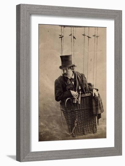 Nadar (Félix Tournachon) dans sa nacelle-Paul Nadar-Framed Giclee Print