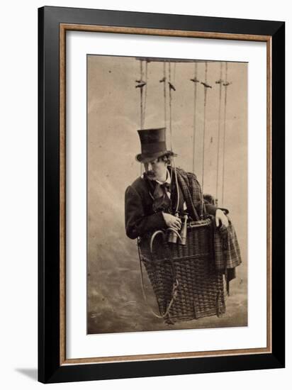 Nadar (Félix Tournachon) dans sa nacelle-Paul Nadar-Framed Giclee Print