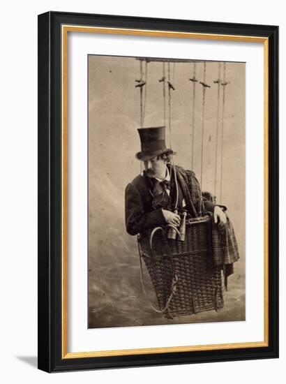 Nadar (Félix Tournachon) dans sa nacelle-Paul Nadar-Framed Giclee Print