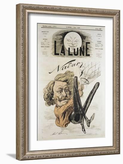 Nadar, French Journalist, Artist and Photographer, 1867-Andre Gill-Framed Giclee Print