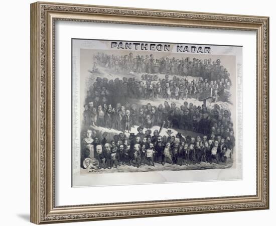 Nadar Pantheon, 1854, Paris-Paul Nadar-Framed Giclee Print