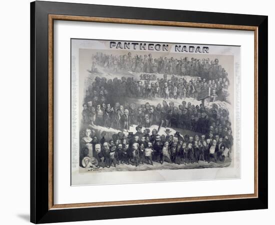 Nadar Pantheon, 1854, Paris-Paul Nadar-Framed Giclee Print