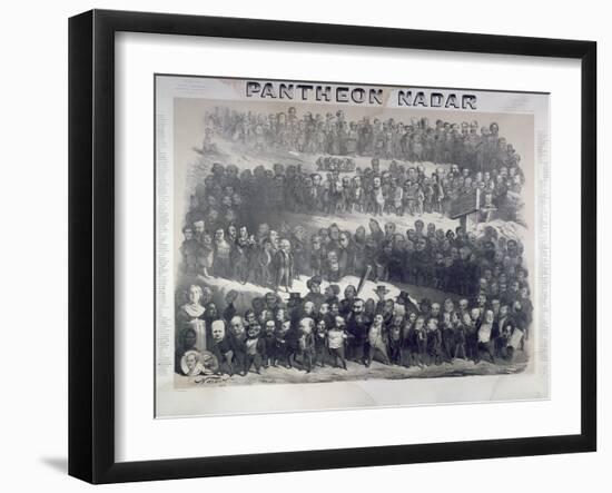 Nadar Pantheon, 1854, Paris-Paul Nadar-Framed Giclee Print