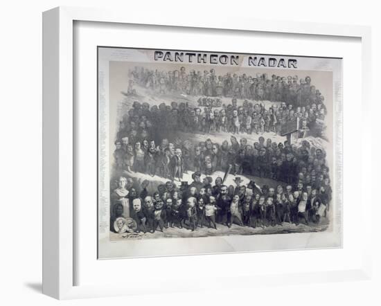 Nadar Pantheon, 1854, Paris-Paul Nadar-Framed Giclee Print