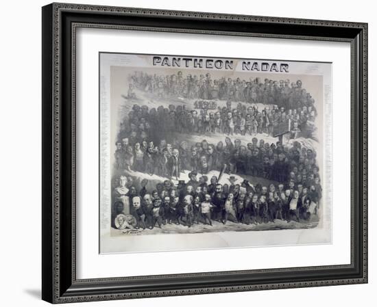 Nadar Pantheon, 1854, Paris-Paul Nadar-Framed Giclee Print